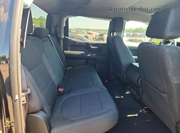 3GCUYDED4LG200876 2020 CHEVROLET SILVERADO Black Rear seats view