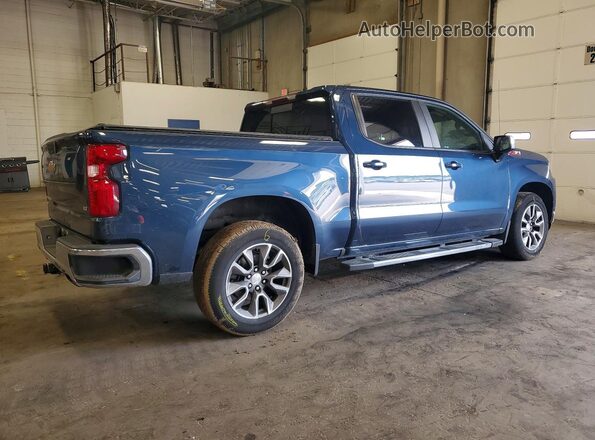 3GCUYDED4MG356997 2021 CHEVROLET SILVERADO Синий Задняя правая четверть
