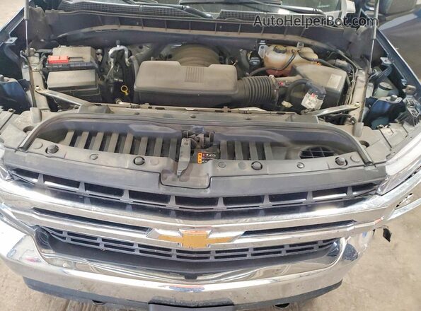 3GCUYDED4MG356997 2021 CHEVROLET SILVERADO Синий Вид задней части салона