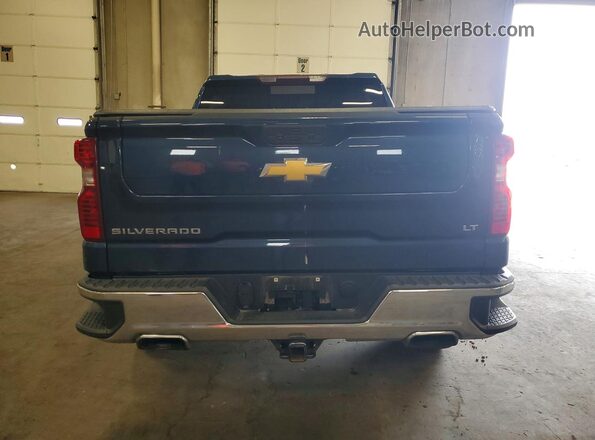 3GCUYDED4MG356997 2021 CHEVROLET SILVERADO Синий Вид сзади