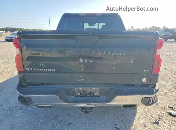 3GCUYDED7KG201079 2019 CHEVROLET SILVERADO Black უკანა ხედი