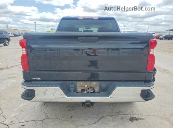 3GCUYDED8NG180442 2022 CHEVROLET SILVERADO Black Rear view