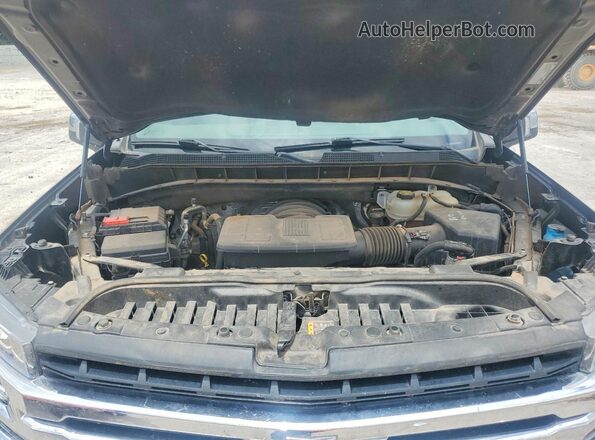 3GCUYDED8NG180442 2022 CHEVROLET SILVERADO Black Rear interior view