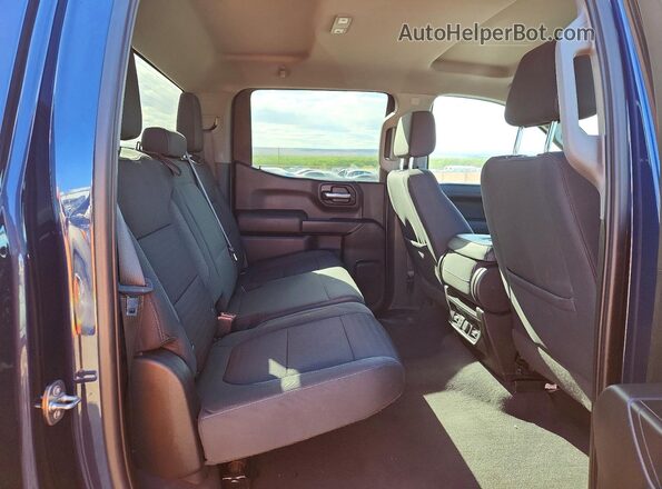 3GCUYDEDXKG301127 2019 CHEVROLET SILVERADO Синий Вид задних сидений