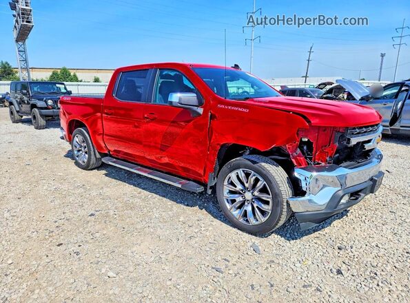3GCUYDET4LG421059 2020 CHEVROLET SILVERADO Red Przód prawy