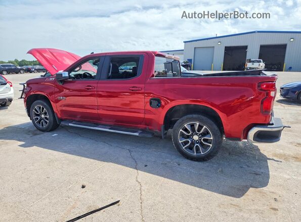 3GCUYDET7MG351302 2021 CHEVROLET SILVERADO Burgundy Задня ліва чверть