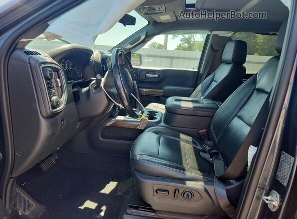 3GCUYEED0KG278978 2019 CHEVROLET SILVERADO Charcoal Vista interior delantera