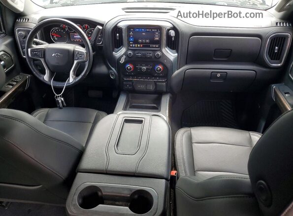 3GCUYEED0LG307896 2020 CHEVROLET SILVERADO Черный Вид панели приборов