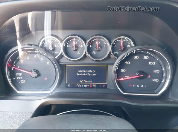 3GCUYEED1LG229337 2020 CHEVROLET SILVERADO Blue Vista de los asientos traseros