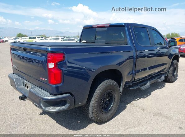 3GCUYEED1LG229337 2020 CHEVROLET SILVERADO Blue Trasero derecho