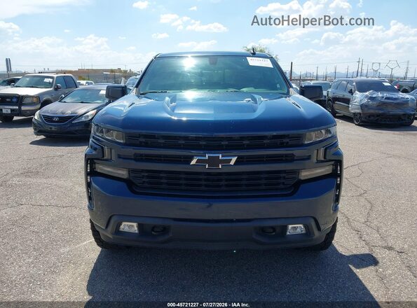 3GCUYEED1LG229337 2020 CHEVROLET SILVERADO Blue Vista del cuadro de instrumentos