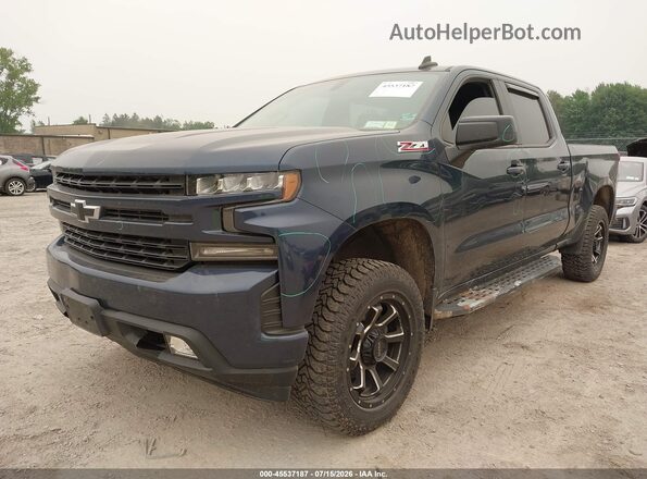 3GCUYEED2KG195696 2019 CHEVROLET SILVERADO Blue Vista tres cuartos delantera izquierda