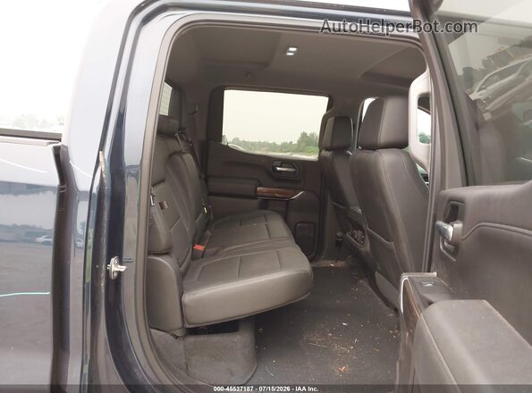 3GCUYEED2KG195696 2019 CHEVROLET SILVERADO Blue Vista de la etiqueta del VIN