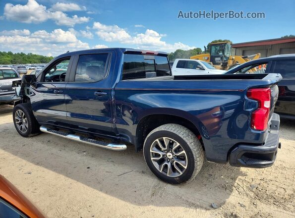 3GCUYEED2LG453670 2020 CHEVROLET SILVERADO Blue Rear left