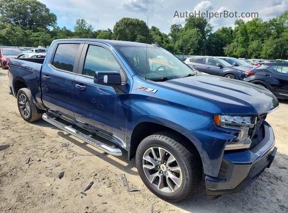3GCUYEED2LG453670 2020 CHEVROLET SILVERADO Blue Front right