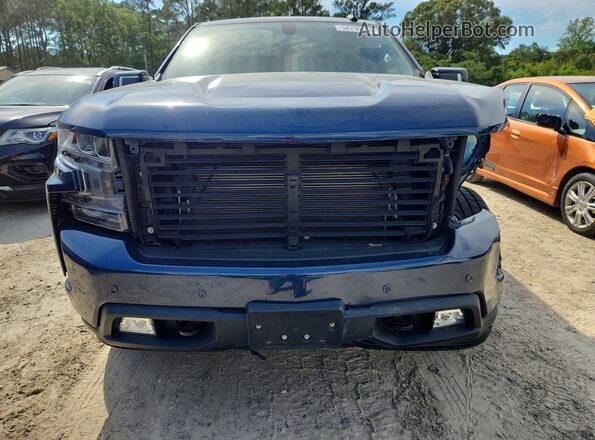 3GCUYEED2LG453670 2020 CHEVROLET SILVERADO Blue Front view