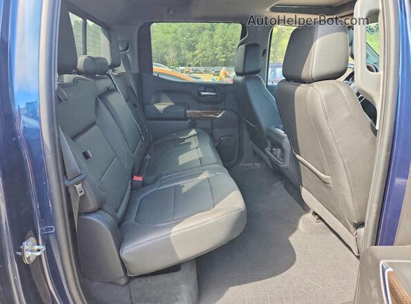 3GCUYEED2LG453670 2020 CHEVROLET SILVERADO Blue Rear seats view