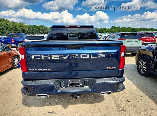 3GCUYEED2LG453670 2020 CHEVROLET SILVERADO Blue Rear view