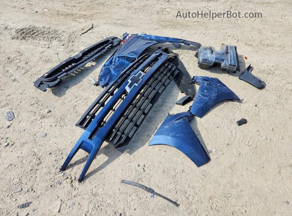 3GCUYEED2LG453670 2020 CHEVROLET SILVERADO Blue Engine compartment view