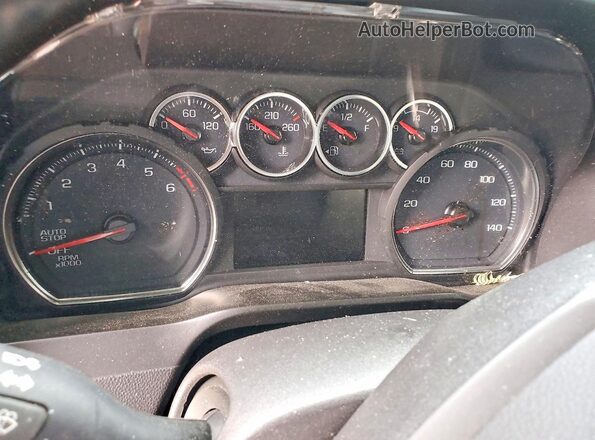 3GCUYEED4MG251074 2021 CHEVROLET SILVERADO Gray Widok zestawu wskaźników
