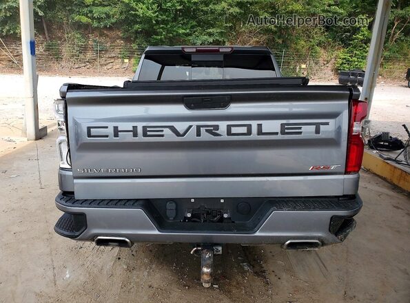 3GCUYEED4MG251074 2021 CHEVROLET SILVERADO Gray Widok z tyłu