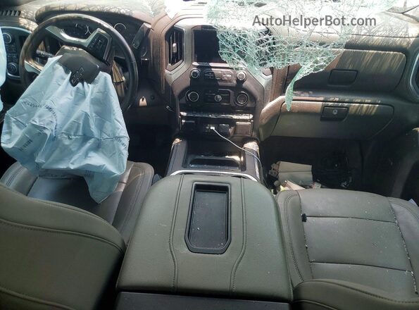 3GCUYEED5KG163454 2019 CHEVROLET SILVERADO Gray წინა პანელის ხედი