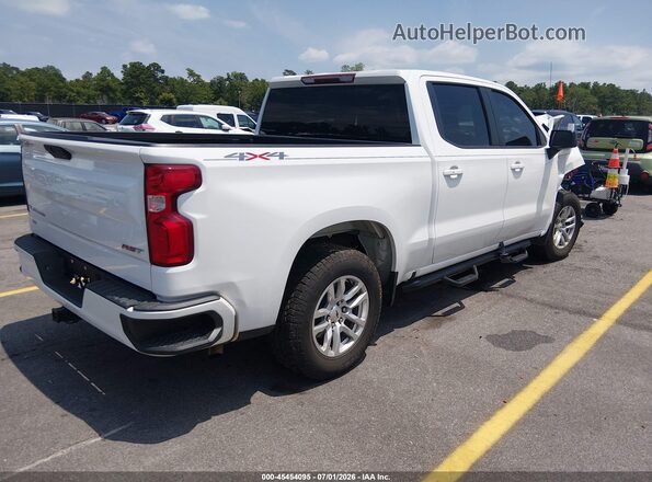 3GCUYEED5KG221918 2019 CHEVROLET SILVERADO Белый Задняя правая четверть