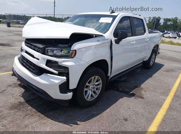 3GCUYEED5KG221918 2019 CHEVROLET SILVERADO Белый Передняя левая четверть