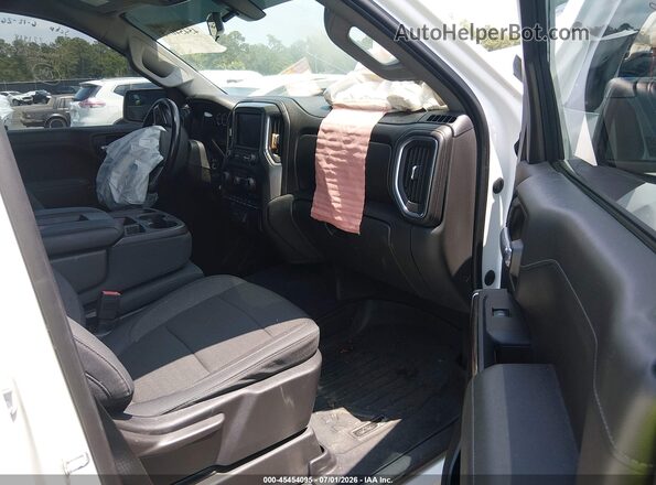 3GCUYEED5KG221918 2019 CHEVROLET SILVERADO Белый Вид салона спереди