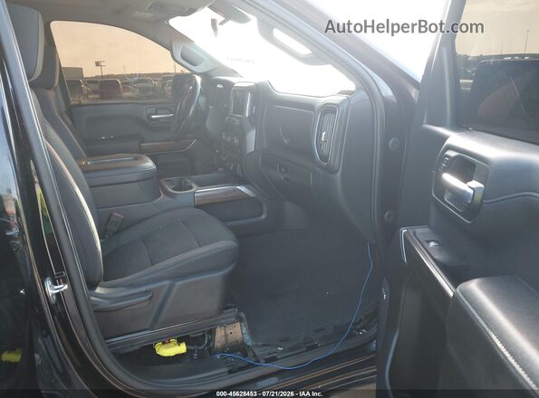 3GCUYEED5LG116880 2020 CHEVROLET SILVERADO Black წინა სალონის ხედი