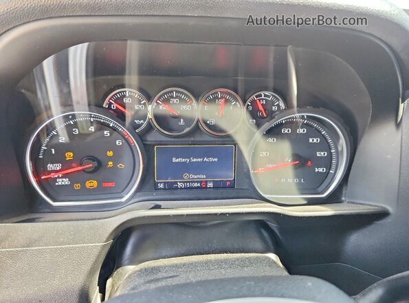 3GCUYEED5LG140189 2020 CHEVROLET SILVERADO White ხელსაწყოთა პანელის ხედი
