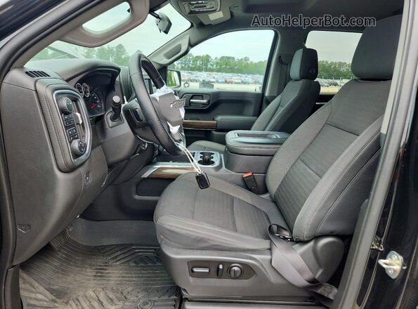 3GCUYEED5LG156957 2020 CHEVROLET SILVERADO Black Front interior view