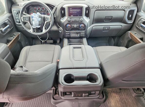 3GCUYEED5LG156957 2020 CHEVROLET SILVERADO Black Dashboard view