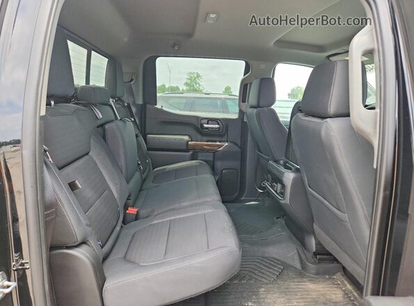 3GCUYEED5LG156957 2020 CHEVROLET SILVERADO Black Rear seats view