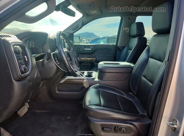 3GCUYEED6LG432644 2020 CHEVROLET SILVERADO Silver Widok wnętrza z przodu