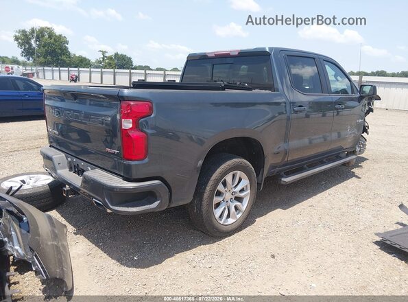 3GCUYEED7LG423774 2020 CHEVROLET SILVERADO Черный Задняя правая четверть