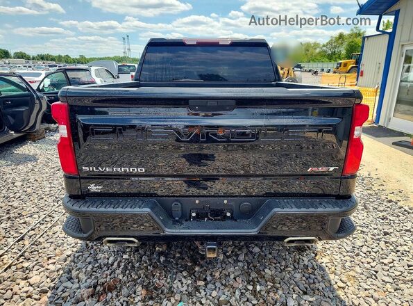 3GCUYEED8KG132182 2019 CHEVROLET SILVERADO Black Вид ззаду