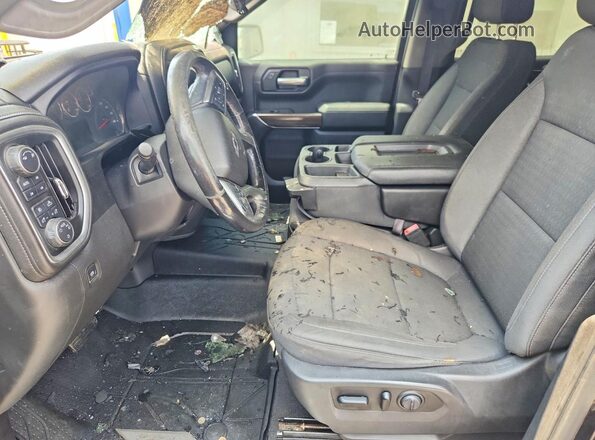 3GCUYEED8KG132182 2019 CHEVROLET SILVERADO Black Вид салону спереду