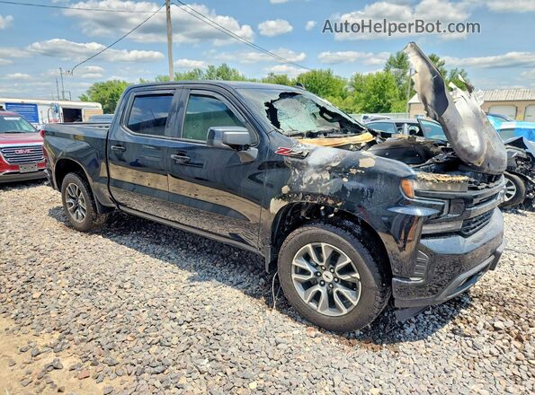 3GCUYEED8KG132182 2019 CHEVROLET SILVERADO Black Передня права чверть
