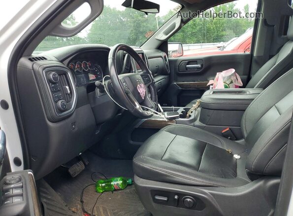 3GCUYEED8MG254706 2021 CHEVROLET SILVERADO White Widok wnętrza z przodu