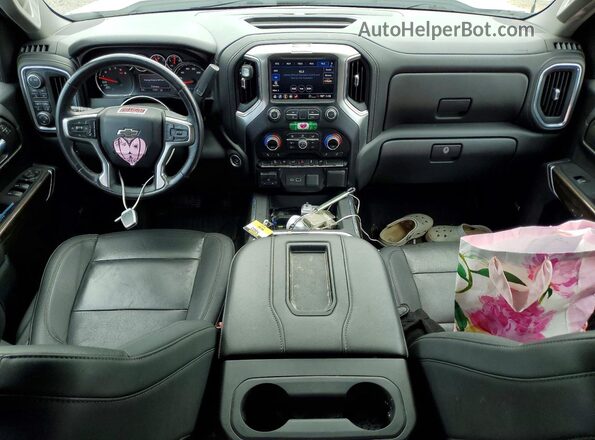 3GCUYEED8MG254706 2021 CHEVROLET SILVERADO White Widok deski rozdzielczej