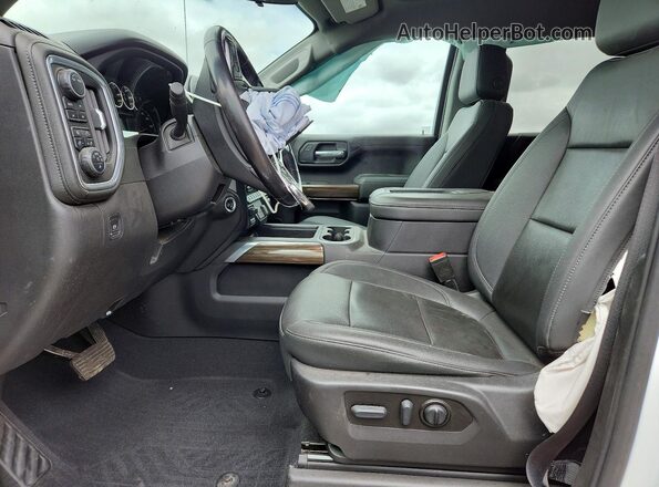 3GCUYEED8NG157572 2022 CHEVROLET SILVERADO White წინა სალონის ხედი