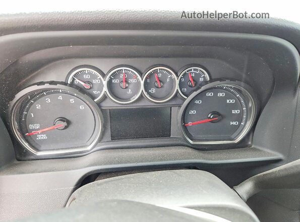 3GCUYEED8NG157572 2022 CHEVROLET SILVERADO White ხელსაწყოთა პანელის ხედი