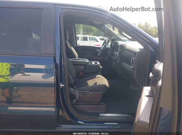 3GCUYEED8NG167261 2022 CHEVROLET SILVERADO Blue Vista interior delantera