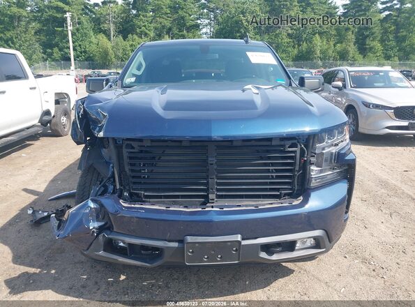 3GCUYEED8NG167261 2022 CHEVROLET SILVERADO Blue Vista frontal