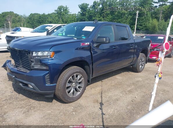 3GCUYEED8NG167261 2022 CHEVROLET SILVERADO Blue Vista tres cuartos delantera izquierda