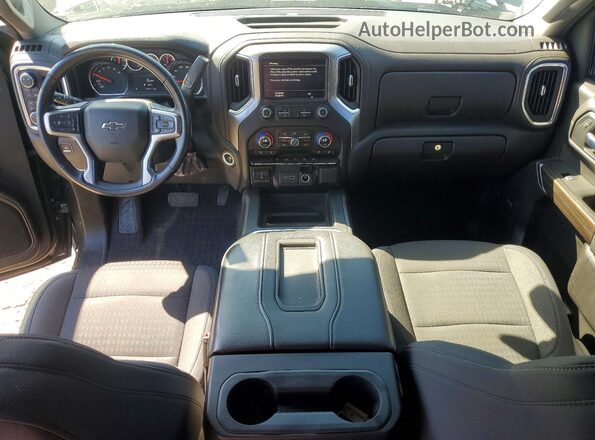 3GCUYEED9LG287938 2020 CHEVROLET SILVERADO Серый Вид панели приборов