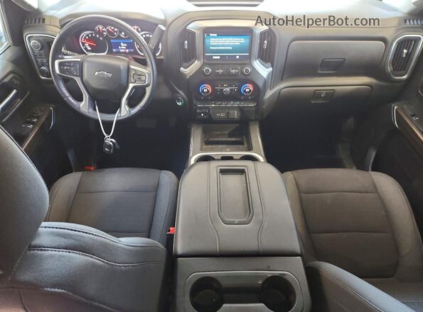 3GCUYEED9NG144555 2022 CHEVROLET SILVERADO Black Вид панелі приладів