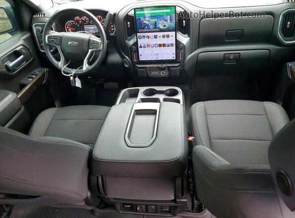 3GCUYEED9NG212448 2022 CHEVROLET SILVERADO Blue წინა პანელის ხედი