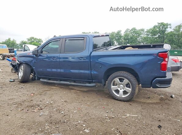 3GCUYEED9NG212448 2022 CHEVROLET SILVERADO Blue უკანა მარცხენა